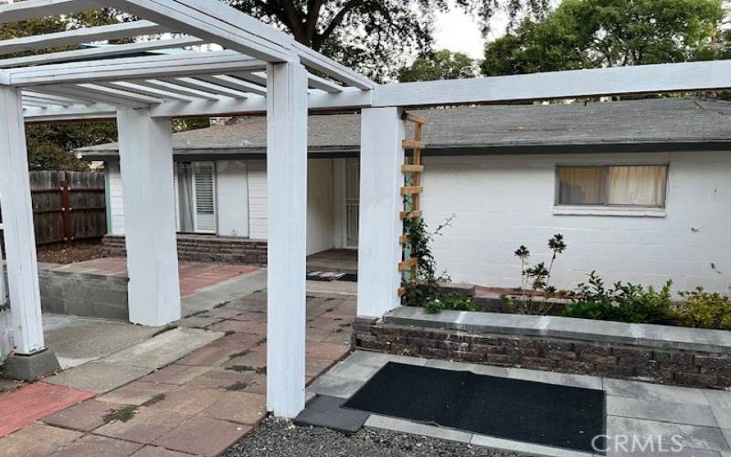 Entry way and front of house