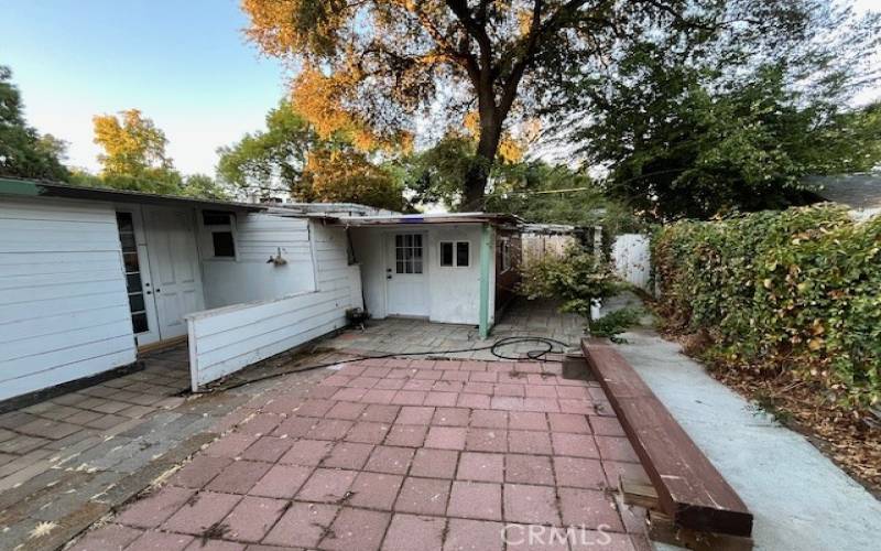 Backyard and patio