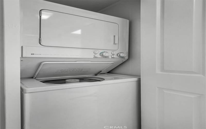 Washer Dryer inside