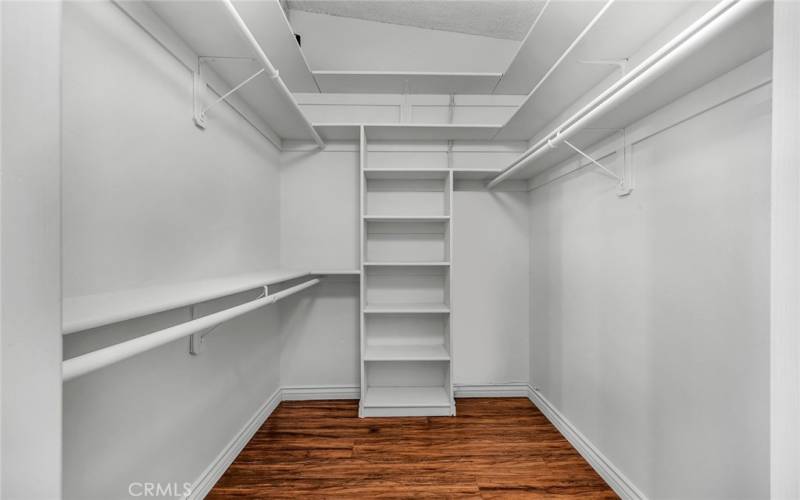 Large primary closet