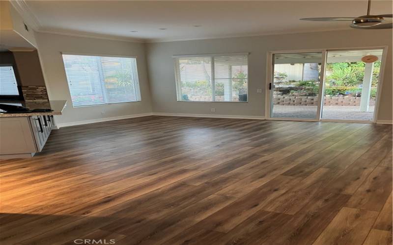 Dining area off of the kitchen