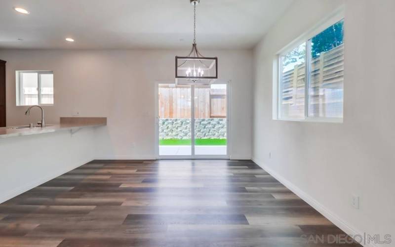 The previous pictures are vitually staged from this picture to give show you how nice this open concept floor plan can work for you and your family.  Thanks.