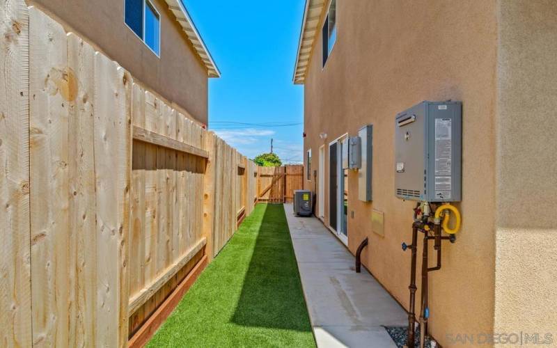 This is a brand new home with tankless water heater, paid solar, spacious two car garage wired for an EV, a fire sprinkler system, all new central air and heating and all of his is on warranty to include the building.