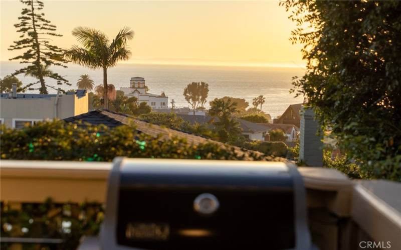 BBQ with a view of Hotel Laguna, Catalina Island and more.