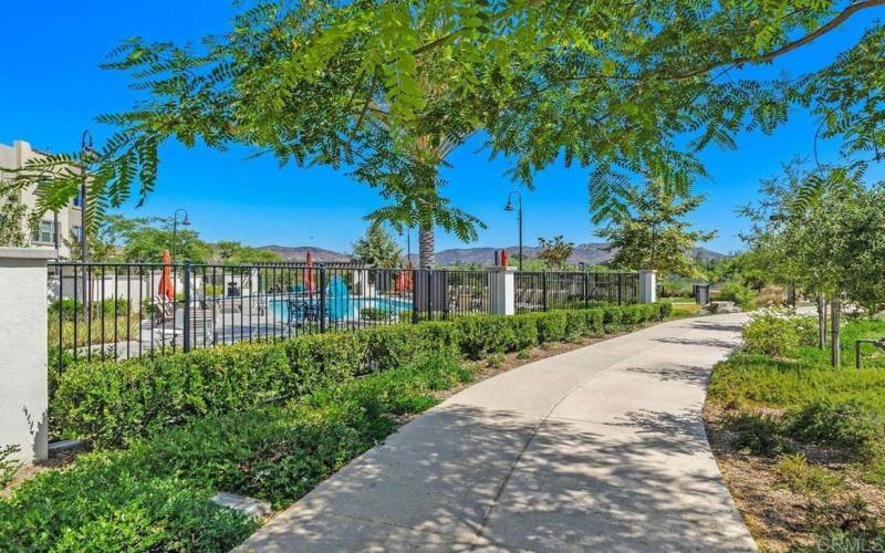 Walkway to Pool