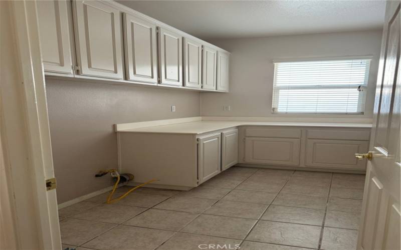 Main floor laundry room