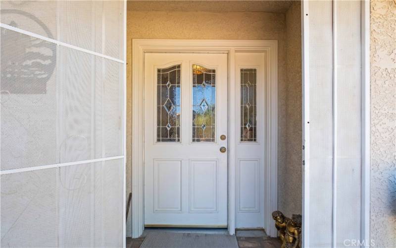 Front door of primary house