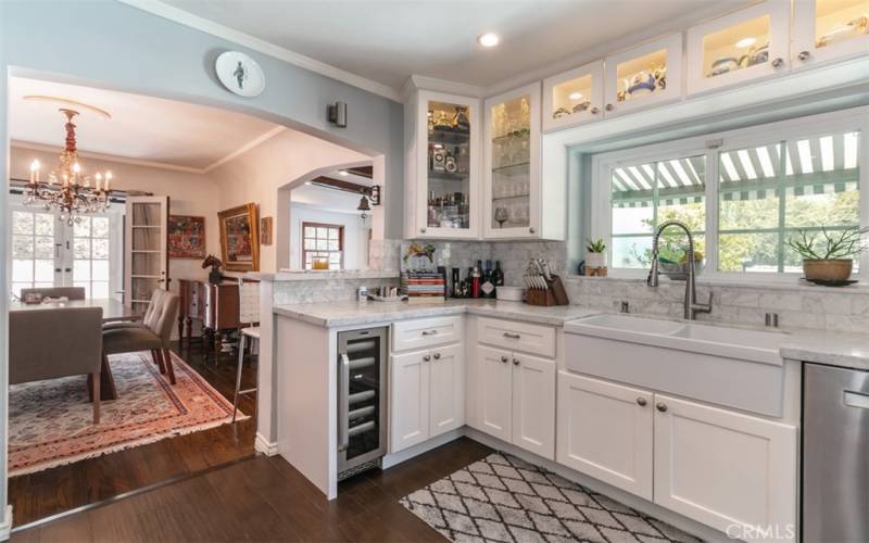 Remodeled kitchen