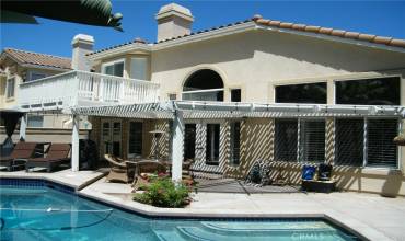 Covered patio with amazing private pool