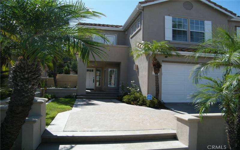 Front entrance to the home