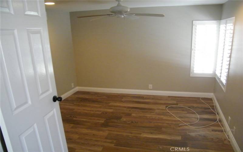 Main floor bedroom with full bath