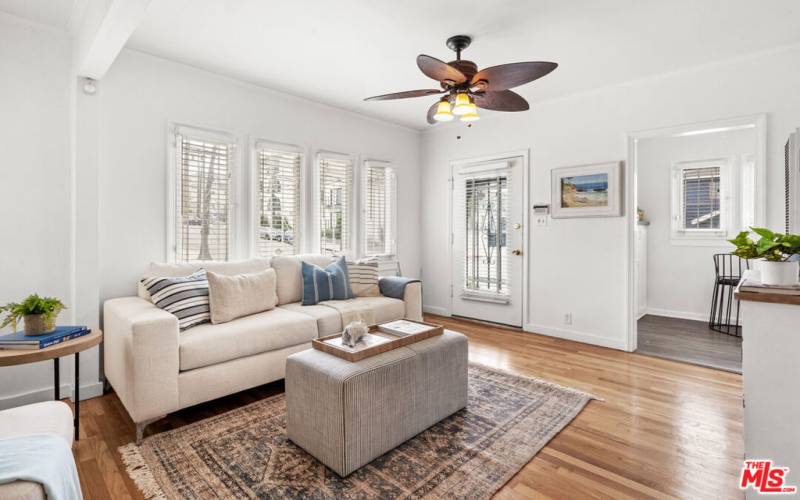 LIVING ROOM LOOKING TO KITCHEN