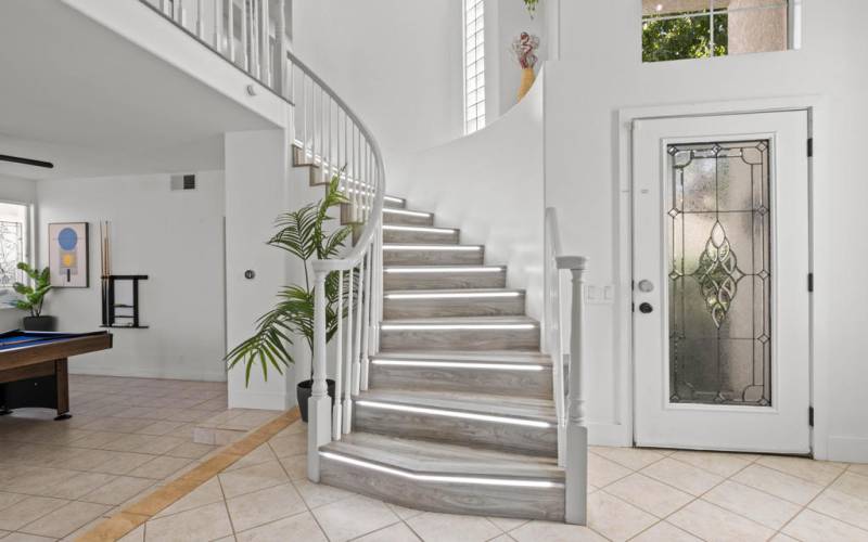 Stairs with Led Lighting