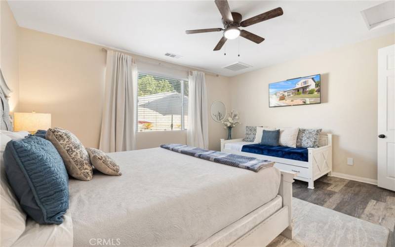 Primary Bedroom with Pool View