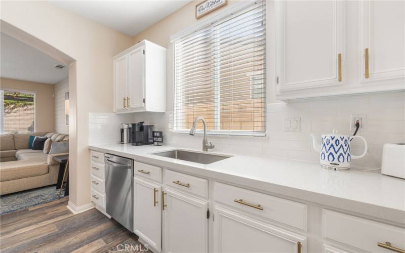 Clean White Cabinets