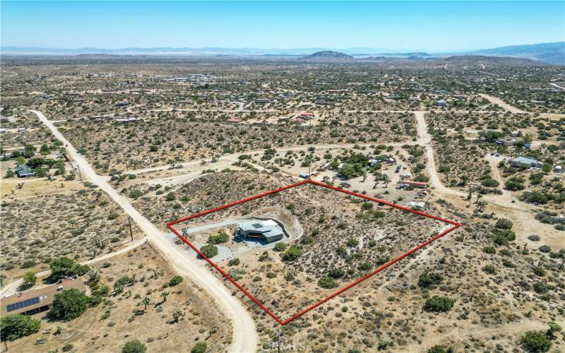 View Northeast toward Yucca Mesa and Landers.