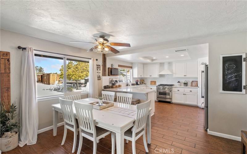 Main house dining area