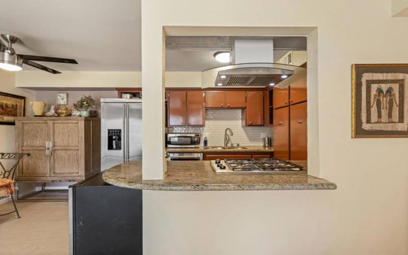 Kitchen View from Livingroom