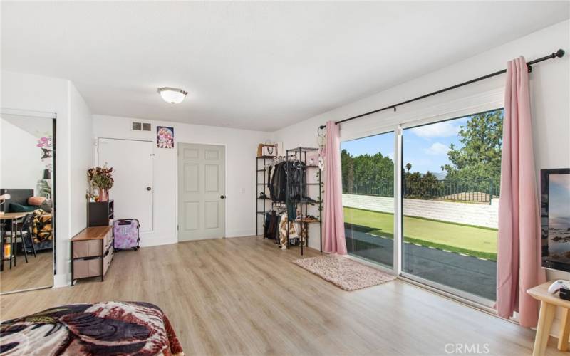 Downstairs bedroom with own entry