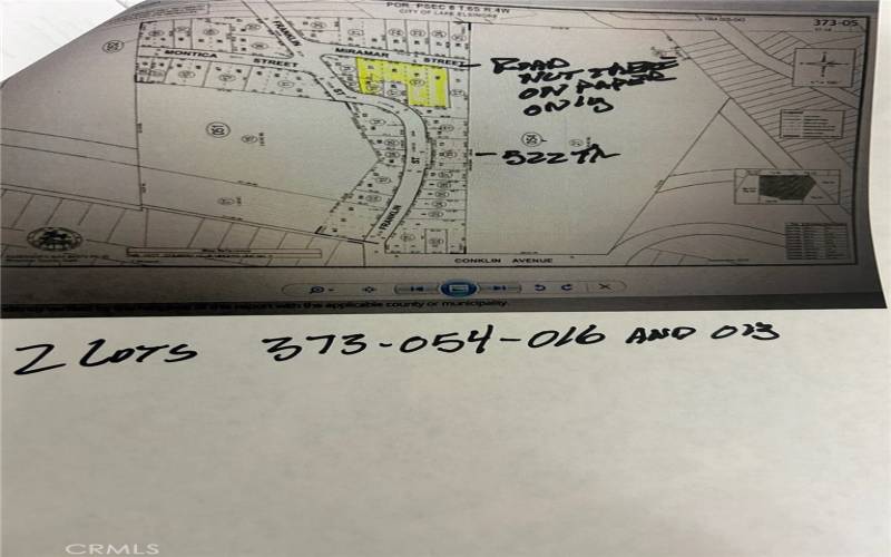 plot map. buyer to pay for surveyor , Show you corners and lot lines or agree to waiver