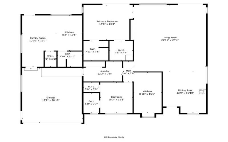 Main Home and ADU floor plan