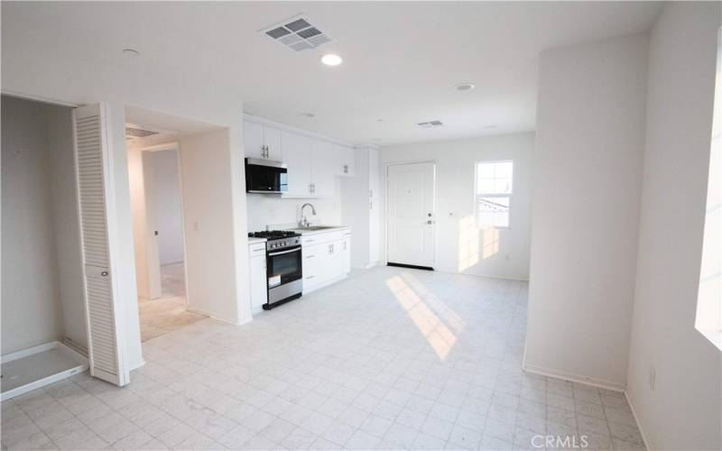 ADU Living Room and Kitchen