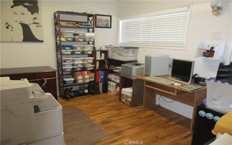 Bedroom 2 partitioned into bedroom and office.