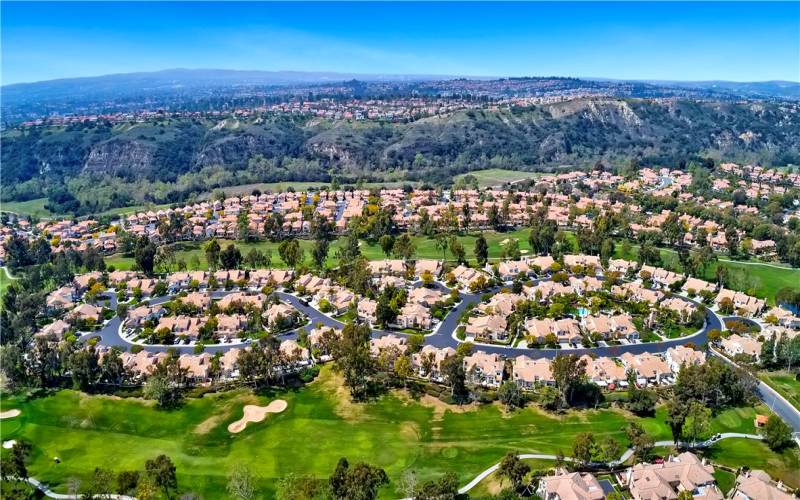 The Alicante Tract is Surrounded by the Tijeras Creek Golf Course.