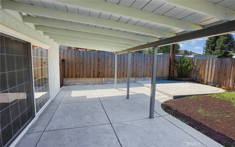 Covered patio