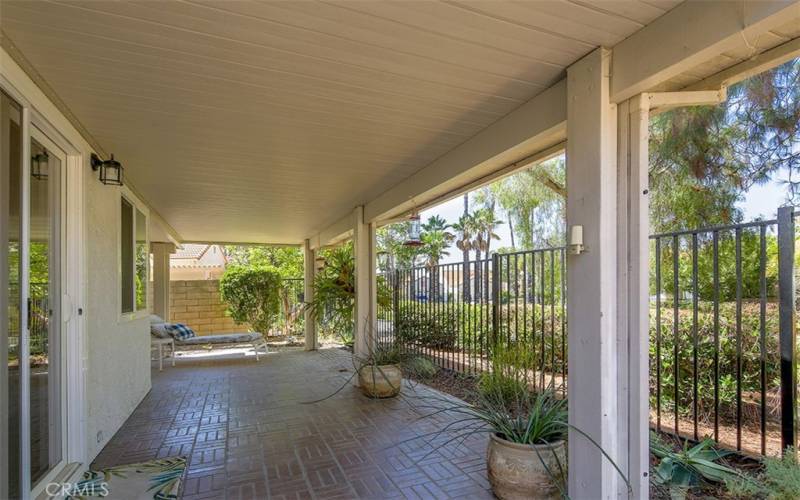 Backyard patio