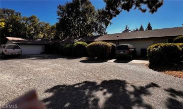 Driveway to back units