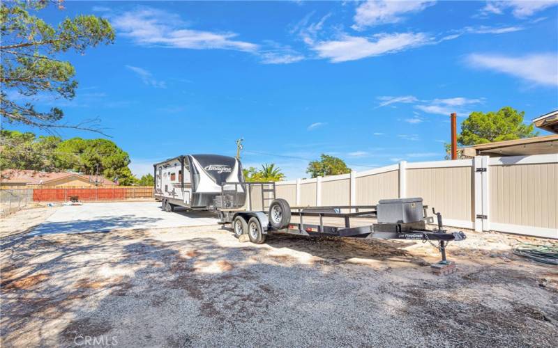 Fenced RV Parking