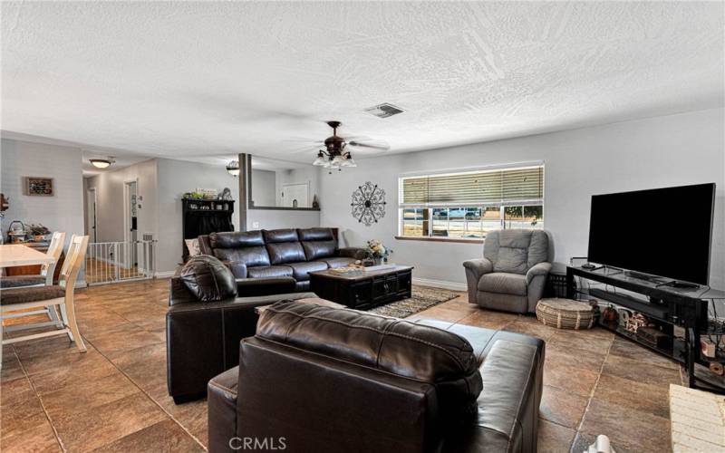 Living Room with Fireplace