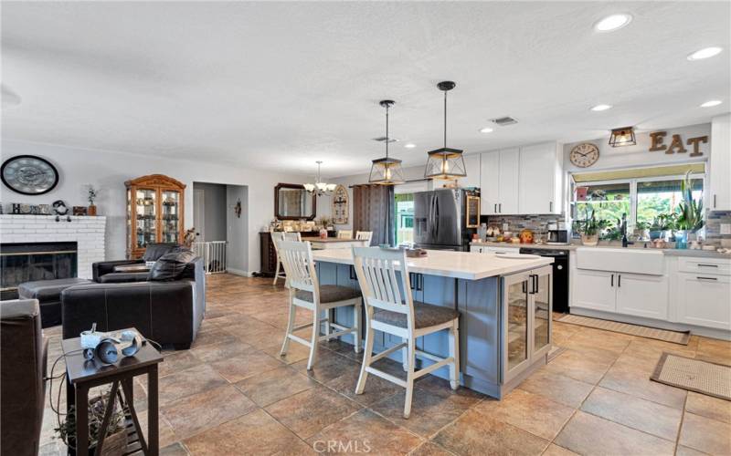 Kitchen and Living Room