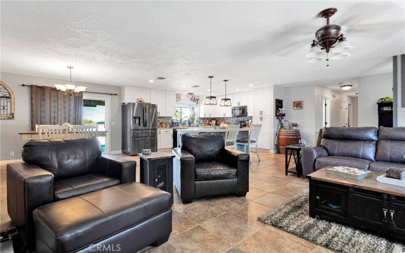 Living Room with Fireplace