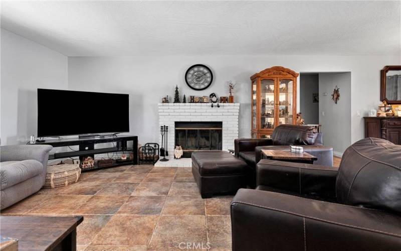 Living Room with Fireplace