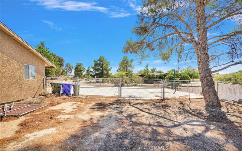 Fenced RV Parking