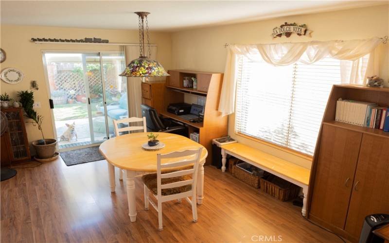 other side of living room is the dining room