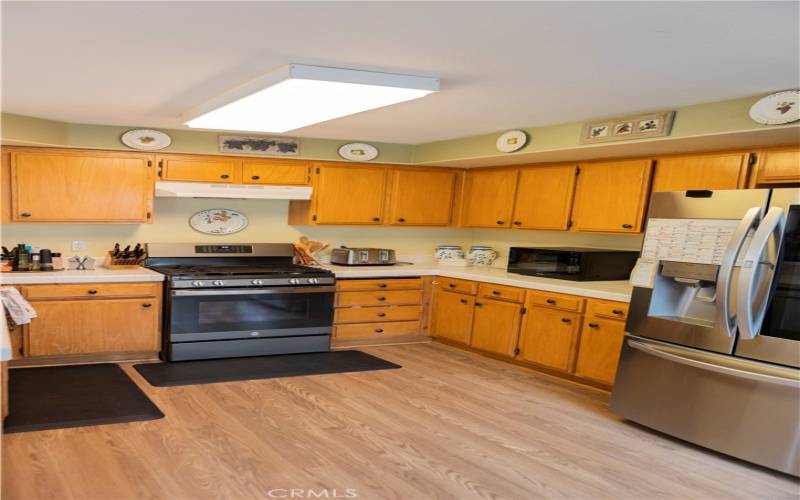 kitchen next to dining room