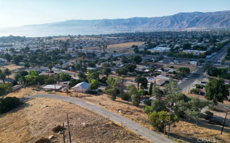 Aerial angle from Lake Elsinore