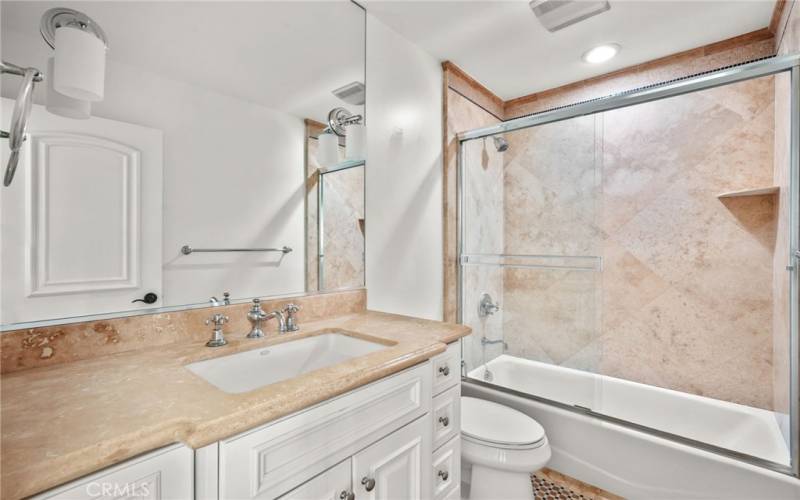 Lower level full bathroom