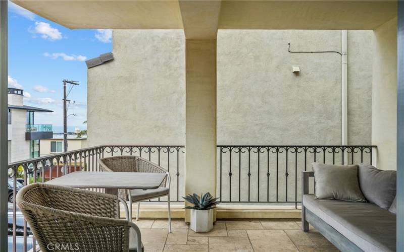 Balcony off primary bedroom