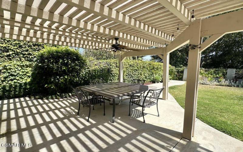 Covered patio