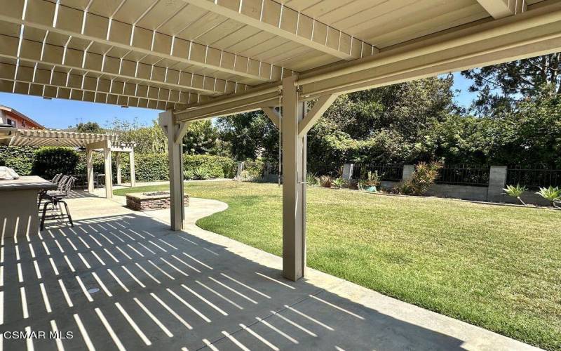 Covered patio