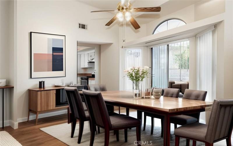 Dining Room- Virtually Staged