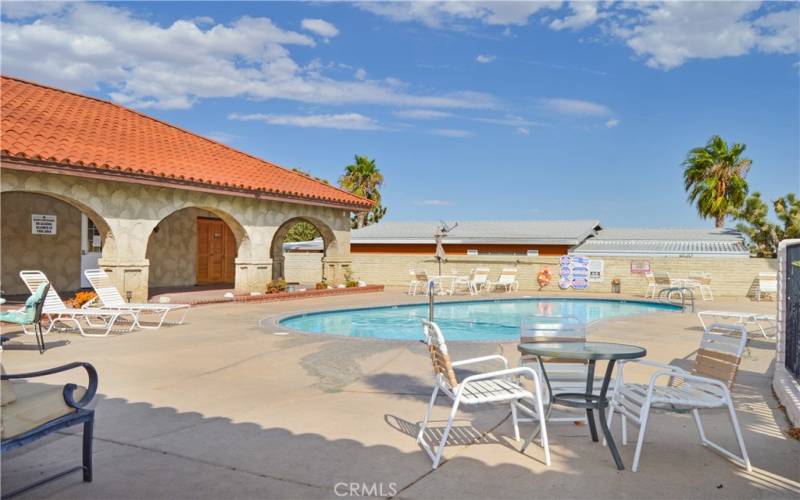 Here's a peek at the inviting pool area. We'll visit more of the amenities later.