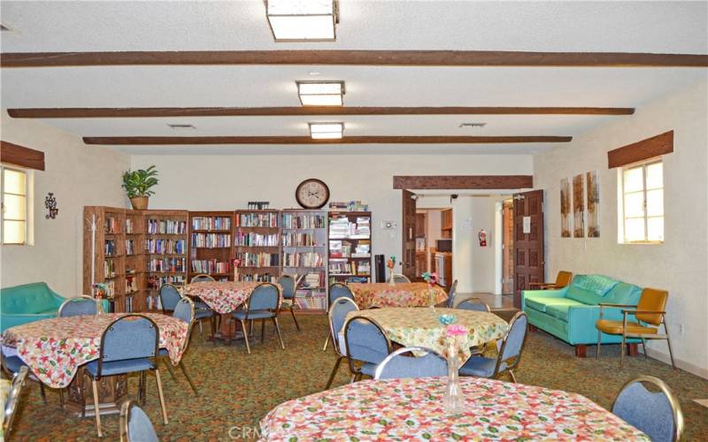 Library, puzzles and game tables