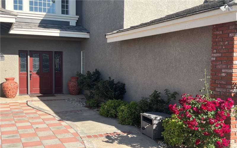 Formal front door entry