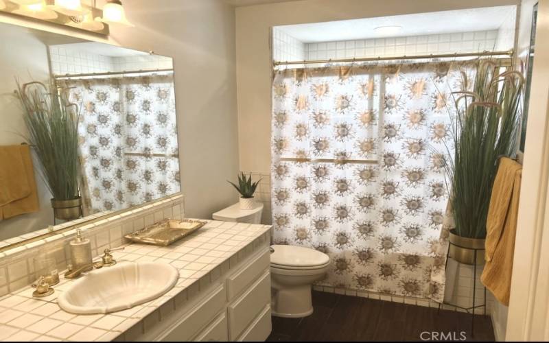 Downstairs full bath with jacuzzi tub