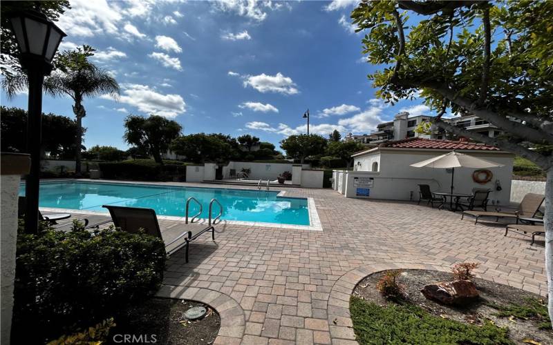 Community gated pool and spa.